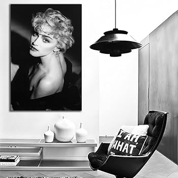 モノクロ ポートレート マドンナ レトロ 当時物 パネル 写真 海外 歌手 モノクロ ポートレート マドンナ レトロ 当時物 パネル 写真